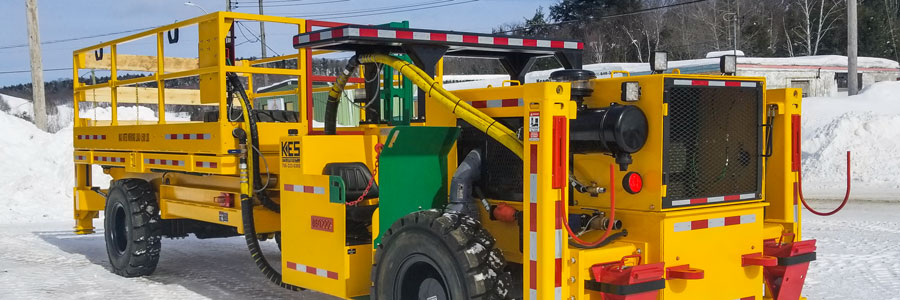 KES scissorlift banner